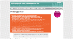 Desktop Screenshot of dev.wellbeingatschool.org.nz